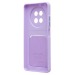 Чехол-накладка - SC337 с картхолдером для "Realme 12 5G" (light violet) (233981)#2091655