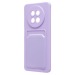 Чехол-накладка - SC337 с картхолдером для "Realme 12 5G" (light violet) (233981)#2091656