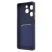 Чехол-накладка - SC337 с картхолдером для "TECNO Spark 20 Pro 5G" (dark blue) (234022)#2091603