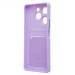 Чехол-накладка - SC337 с картхолдером для "TECNO Spark 20 Pro 5G" (light violet) (234023)#2091601