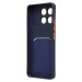 Чехол-накладка - SC337 с картхолдером для "Xiaomi Poco F6 Pro" (dark blue) (233661)#2091653