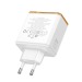 Адаптер Сетевой Borofone BAS34A Treasure 2Type-C/USB 65W (white)#2028890