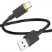 Кабель USB - Type-C HOCO U109, 1.2м, 2.4A (чёрный)#2033963