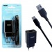 Сетевой адаптер питания MRM MR21 1USB 2.1A + кабель Type-C (черный)#2038371