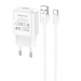 Сетевое ЗУ BOROFONE BA64A + кабель Type-C (1USB/2.1A) белое#2030850