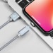 Кабель USB - Apple lightning Hoco U40A магнитный (повр. уп.) 100см 2A  (metal grey) (229845)#2032643