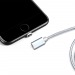 Кабель USB - Apple lightning Hoco U40A магнитный (повр. уп.) 100см 2A  (metal grey) (229845)#2032639