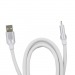 Кабель USB - Lightning XO NB251 (6A, силикон) Белый#2076492