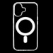 Накладка Vixion для iPhone 16 Plus MagSafe (прозрачный)#2035387