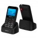 Мобильный телефон MAXVI B231 ds с док станцией Black (2,31"/0,3П/1400mAh)#2038883