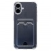 Чехол-накладка - SC276 c картхолдером для "Apple iPhone 16" (transparent) (234397)#2047356