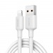 Кабель USB - Lightning USAMS SJ606 U84 (2.4A/3m) белый#2036849