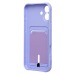 Чехол-накладка - SC304 c картхолдером для "Apple iPhone 16 Plus" (light violet) (234446)#2140005