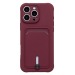 Чехол-накладка - SC304 c картхолдером для "Apple iPhone 16 Pro Max" (bordo) (234456)#2039749