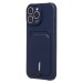 Чехол-накладка - SC304 c картхолдером для "Apple iPhone 16 Pro Max" (dark blue) (234452)#2140012