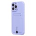 Чехол-накладка - SC304 c картхолдером для "Apple iPhone 16 Pro Max" (light violet) (234448)#2140014
