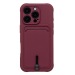 Чехол-накладка - SC304 c картхолдером для "Apple iPhone 16 Pro" (bordo) (234455)#2039747