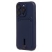 Чехол-накладка - SC304 c картхолдером для "Apple iPhone 16 Pro" (dark blue) (234451)#2140020