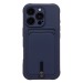 Чехол-накладка - SC304 c картхолдером для "Apple iPhone 16 Pro" (dark blue) (234451)#2140021