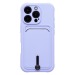 Чехол-накладка - SC304 c картхолдером для "Apple iPhone 16 Pro" (light violet) (234447)#2140024
