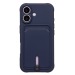 Чехол-накладка - SC304 c картхолдером для "Apple iPhone 16" (dark blue) (234449)#2039744