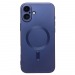 Чехол-накладка - SM020 Matte SafeMag для "Apple iPhone 16 Plus" (dark blue) (234703)#2040341