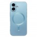 Чехол-накладка - SM020 Matte SafeMag для "Apple iPhone 16" (light blue) (234701)#2040325