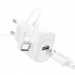 СЗУ с выходом USB Hoco C140A (18W/QC3.0/1USB/кабель Type-C) белое#2040028