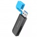 Card Reader Borofone DH9 Wisdom 2-in-1 (USB3.0/TF2.0) черно-синий#2040012