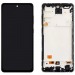 Дисплей для Samsung A725F Galaxy A72 в рамке + тачскрин (черный) (OLED Full size)#2069917