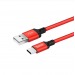 Кабель USB - Type-C Hoco X14 Times Speed (повр.уп) 200см 3A  (red/black) (236296)#2042706