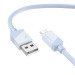 Кабель USB - micro USB Borofone BX107 12W 100см 2,4A  (blue) (234646)#2048238