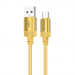 Кабель USB - Type-C Borofone BX108 18W 100см 3A  (gold) (234672)#2044008