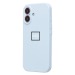 Чехол-накладка Soft Touch для Apple iPhone 16 (pastel blue)#2067592