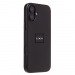 Чехол-накладка SM002 экокожа SafeMag для "Apple iPhone 16 Plus" (black) (234498)#2044633