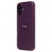 Чехол-накладка ORG SM002 экокожа SafeMag для "Apple iPhone 16 Plus" (mulberry) (234506)#2044628