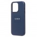 Чехол-накладка SM002 экокожа SafeMag для "Apple iPhone 16 Pro Max" (pacific blue) (234504)#2043273