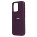 Чехол-накладка SM002 экокожа SafeMag для "Apple iPhone 16 Pro" (mulberry) (234507)#2075672