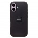 Чехол-накладка SM002 экокожа SafeMag для "Apple iPhone 16" (black) (234497)#2044622