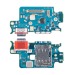 Шлейф для Samsung Galaxy S23 (S911E/Asia/America version) плата системный разъем/разъем SIM/микрофон - Премиум#2053056