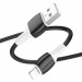 Кабель USB - Apple lightning Borofone BX84 (повр. уп.) 100см 2,4A  (black) (236442)#2043651