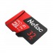 Карта памяти MicroSD 32GB Netac P500 Extreme Pro  Class 10 UHS-I A1 V10 (100 Mb/s) + SD адаптер#2117152