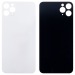 Задняя крышка для iPhone 11 Pro Max (A2218) Белый (стекло, монолит, широкий вырез под камеру, логотип) - Премиум#2063663