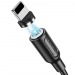 Кабель USB - Apple lightning Borofone BX41 Amiable магнитный (повр. уп) 100см 2,4A  (black) (223392)#2046753