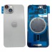 Задняя крышка iPhone 14 (Стекло камеры + Рамка + MagSafe) Оригинал Белый#2064349