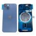 Задняя крышка iPhone 14 (Стекло камеры + Рамка + MagSafe) Оригинал Синий#2064347