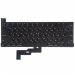 Клавиатура для ноутбука MacBook Pro M1 13"/M2 13" A2338 (2020-2022, прямой Enter RU) Черный#2071276