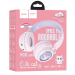 Bluetooth-наушники полноразмерные Hoco W50 Cute fun (повр. уп.) (pink) (238240)#2049434