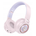 Bluetooth-наушники полноразмерные Hoco W50 Cute fun (повр. уп.) (pink) (238240)#2049435