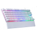 Клавиатура DEFENDER Breath GK-184 RU, проводная игровая ,белая,радужная,87кн.#2049968